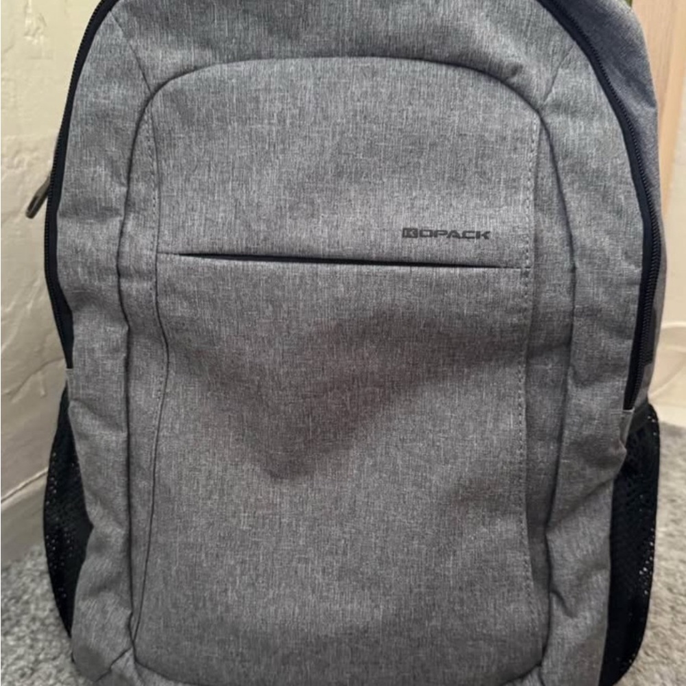 Gray Backpack by